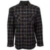 HOOey "Men's Flannels" Black/ Cream -HOOey Shop HF1002BKCR