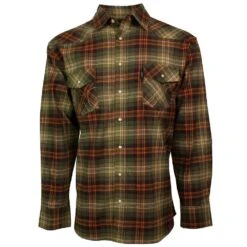 HOOey "Men's Flannels" Green/Orange
