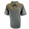 "Hooey Golf" Heather Grey Polo -HOOey Shop HG008GY 09478.1523041247.1280.1280