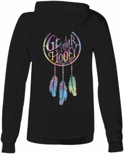 HOOey Youth "DREAMCATCHER" - Black Hoody -HOOey Shop HH029BK back 8e6bd7d8 7a53 4792 8f0f 66c378b6b5dd