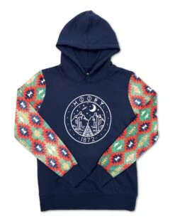 HOOey Youth "PONDEROSA" Navy/Aztec Hoody