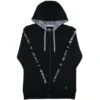 HOOey Rope Like A Girl Black Full Zip Hoody 2 HOOey Rope Like A Girl Black Full Zip Hoody -HOOey Shop HH1163BK FRONT