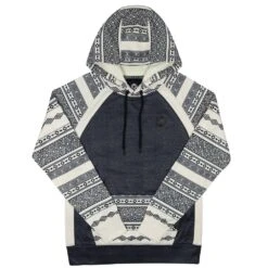 HOOey "Maya" Heather Black/Cream Hoody