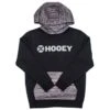 HOOey Youth "Lock Up" Black W/Grey Logo Hoody -HOOey Shop HH1191BK Y