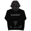 HOOey "Lock-Up" Black Hoody W/Grey Logo -HOOey Shop HH1191BKedited