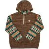 HOOey "Summit" Brown/Aztec Hoody 1 HOOey "Summit" Brown/Aztec Hoody -HOOey Shop HH1192BR