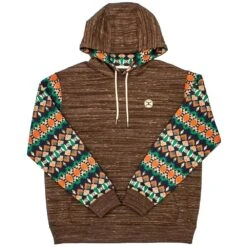 HOOey "Summit" Brown/Aztec Hoody