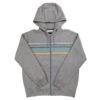 HOOey "Horizon" Heather Grey Full Zip Hoody 1 HOOey "Horizon" Heather Grey Full Zip Hoody -HOOey Shop HH1192GY