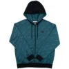 "Butte" Teal W/ Hooey Logo Full Zip Hoody -HOOey Shop HH1192TL