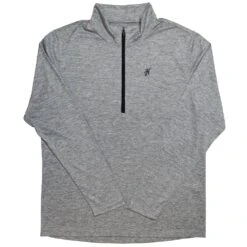 HOOey "Range" Grey Quarter Zip Pullover