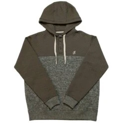 HOOey "Jimmy" Light Brown W/Quilted Texture Hoody