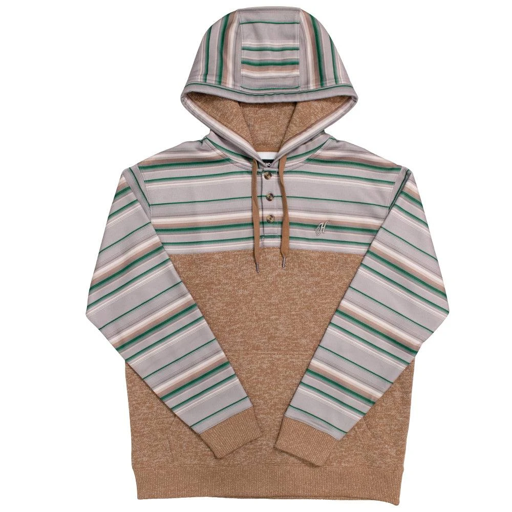HOOey "Jimmy" Tan W/Multi Color Stripes Hoody 3 HOOey "Jimmy" Tan W/Multi Color Stripes Hoody