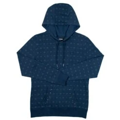HOOey "Mesa" Navy W/White Aztec Pattern & Silver Studs Hoody 6 HOOey "Mesa" Navy W/White Aztec Pattern & Silver Studs Hoody -HOOey Shop HH1196NV 2