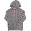 HOOey "Plains" Grey W/ Black Logos Hoody 2 HOOey "Plains" Grey W/ Black Logos Hoody -HOOey Shop HH1198GY