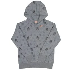 HOOey Youth "Plains" Grey W/ Black Logos Hoody