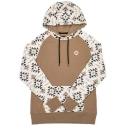HOOey "Summit" Tan W/ Aztec Hoody