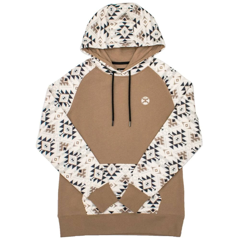 HOOey "Summit" Tan W/ Aztec Hoody 3 HOOey "Summit" Tan W/ Aztec Hoody