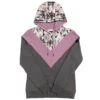 HOOey "Berkley" Aztec/Purple/Charcoal Chevron Pattern Hoody 2 HOOey "Berkley" Aztec/Purple/Charcoal Chevron Pattern Hoody -HOOey Shop HH1200TNGY