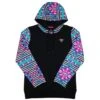 HOOey Rope Like A Girl Black/Aztec Hoody -HOOey Shop HH163BKPR