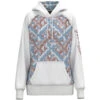 HOOey "Chaparral" Hoody Red/Pink/Blue /White Quilted Pattern -HOOey Shop HH23 005 A1 1
