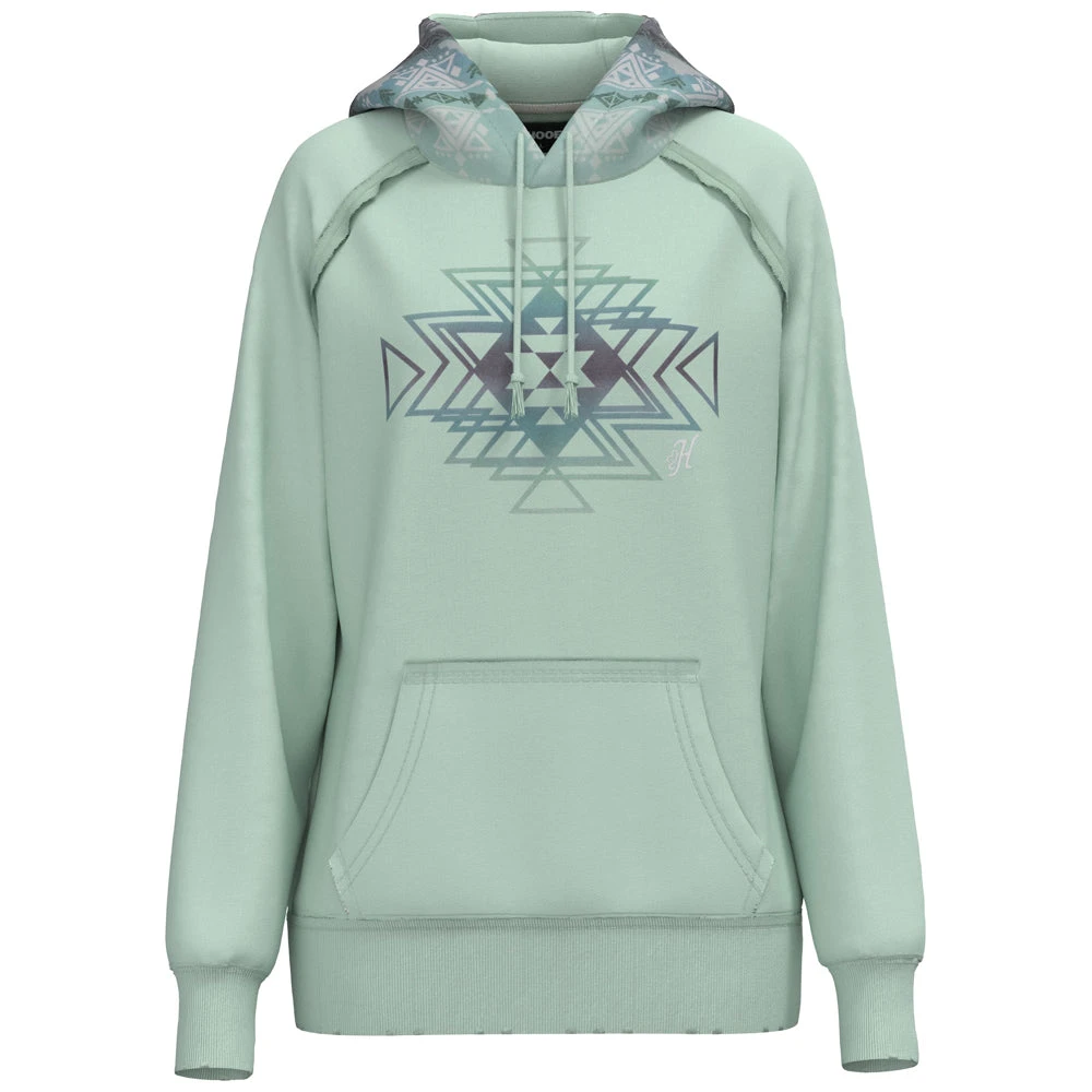 HOOey "Chaparral" Hoody Teal W/Aztec 3 HOOey "Chaparral" Hoody Teal W/Aztec