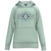 HOOey Youth "Chaparral" Hoody Teal W/Aztec -HOOey Shop HH23 005 B Youth Custom View 1