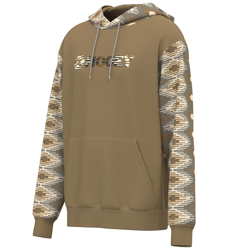 HOOey "Lock-Up" Hoody Tan W/Cream/Black/Tan Aztec Pattern 5 HOOey "Lock-Up" Hoody Tan W/Cream/Black/Tan Aztec Pattern - Image 3