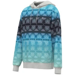 HOOey "Mesa" Hoody Blue/Teal W/Pattern Detailing -HOOey Shop HH23 010 G 2