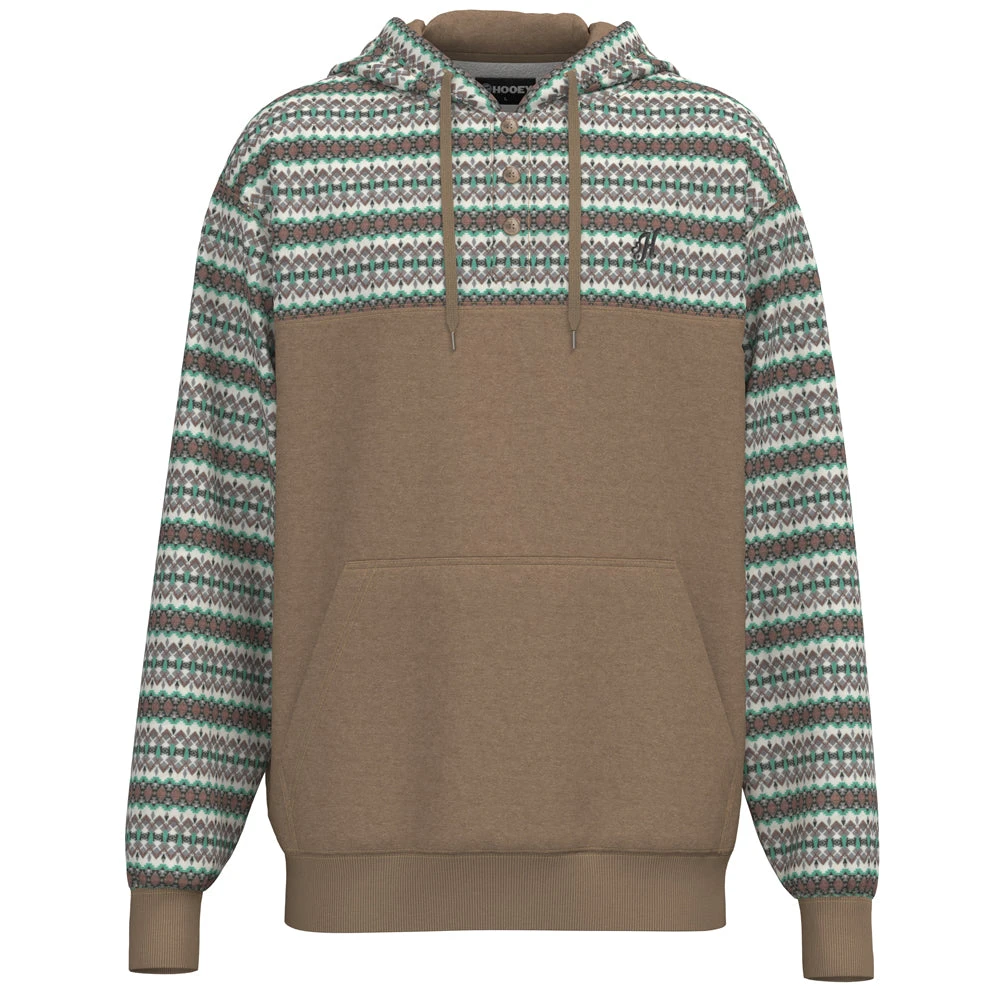 HOOey "Jimmy" Hoody Brown W/ Cream Multi Color Stripes 3 HOOey "Jimmy" Hoody Brown W/ Cream Multi Color Stripes