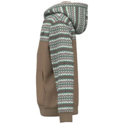 HOOey Youth "Jimmy" Hoody Brown W/ Cream Multi Color Stripes 7 HOOey Youth "Jimmy" Hoody Brown W/ Cream Multi Color Stripes -HOOey Shop HH23 012 A Youth Custom View 3