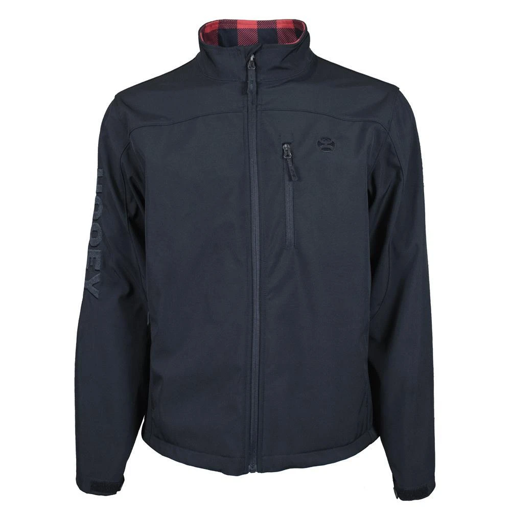Youth "Hooey Softshell Jacket"Black/Red 3 Youth "Hooey Softshell Jacket"Black/Red