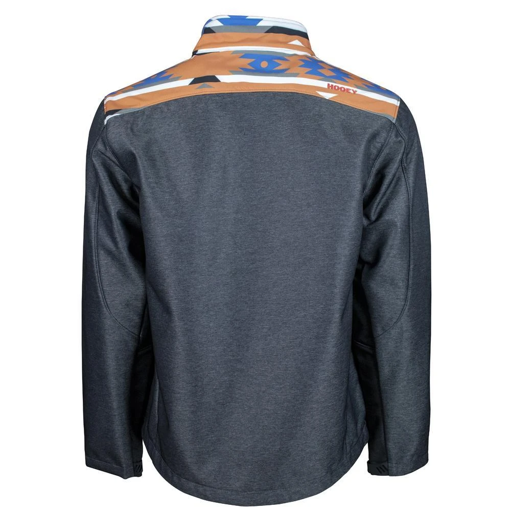 Youth "Hooey Softshell Jacket" Charcoal 4 Youth "Hooey Softshell Jacket" Charcoal - Image 2