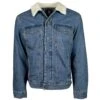 "Hooey Denim Jacket" With Cream Sherpa -HOOey Shop HJ074DE