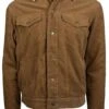 "Hooey Cord Jacket" Tan With Cream Sherpa -HOOey Shop HJ074TN