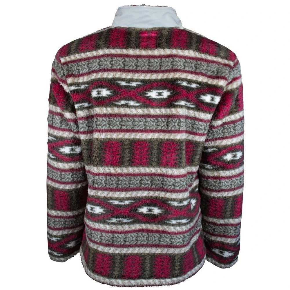 Youth "Hooey Pull Over" Burgundy/Tan 4 Youth "Hooey Pull Over" Burgundy/Tan - Image 2