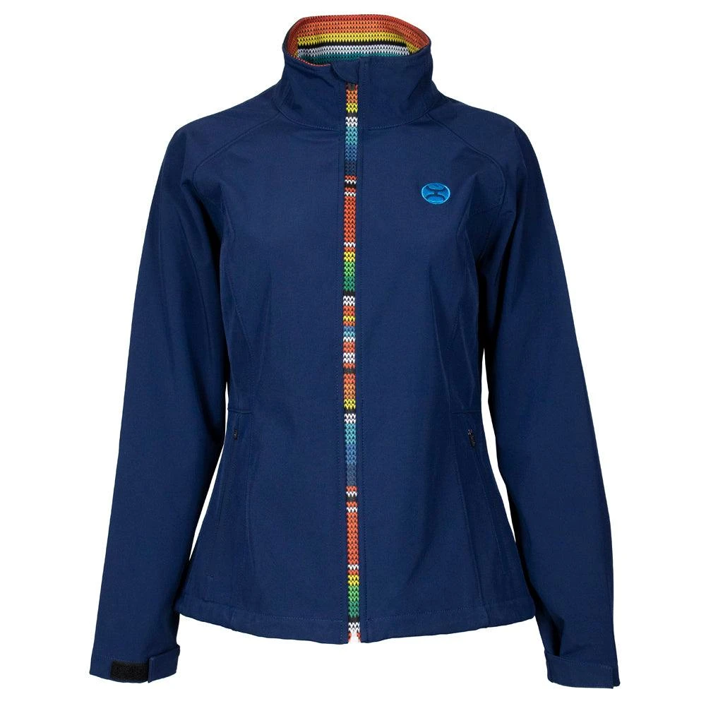 HOOey "Ladies Softshell Jacket" Navy Full Zip 3 HOOey "Ladies Softshell Jacket" Navy Full Zip