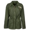 HOOey "Ladies Military Jacket" Green With Logo -HOOey Shop HJ087GR