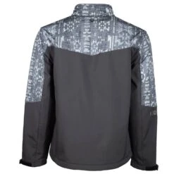 "Hooey Softshell Jacket" Charcoal W/Aztec Detailing -HOOey Shop HJ092CHAZ B