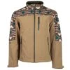 "Hooey Softshell Jacket" Tan W/Aztec Detailing -HOOey Shop HJ092TNAZ B