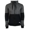 "Hooey Full Zip Tech Jacket" Charcoal W/Black Accents 1 "Hooey Full Zip Tech Jacket" Charcoal W/Black Accents -HOOey Shop HJ093CH