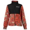 HOOey "Ladies Tech Fleece Jacket" Red Floral Pattern / Black 1 HOOey "Ladies Tech Fleece Jacket" Red Floral Pattern / Black -HOOey Shop HJ103RDBK