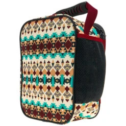 "Hooey Lunch Box" Burgundy/Aztec -HOOey Shop HLB004 BUAZ06