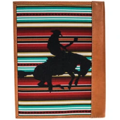 HOOey "Punchy Serape" Leather Notebook Cover Multi Color Serape -HOOey Shop HNC23 1ESpring202302