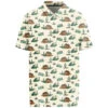 HOOey "The Weekender" Cream /Green Polo -HOOey Shop HP024CRGR Front