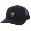 HOOey "Cowboy Golf" Black W/ Square Patch Hat -HOOey Shop HPR23 77 R FRONT
