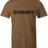 HOOey "Lock-Up" Brown W/Black Logo T-shirt -HOOey Shop HT1407BR