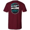 HOOey Youth "Cheyenne" Cranberry T-shirt W/Pocket -HOOey Shop HT1508MA back 16782507 19a7 430c b7c4 7ae8673b9969