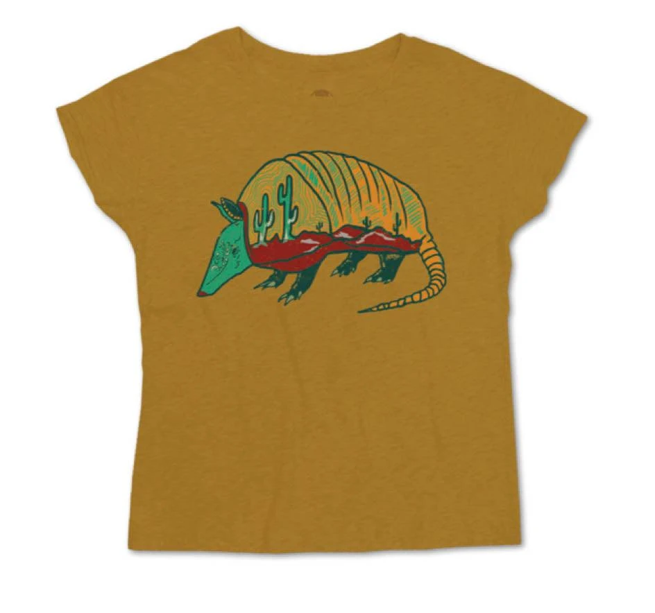 HOOey "Desert 'Dillo" Mustard Tee 3 HOOey "Desert 'Dillo" Mustard Tee