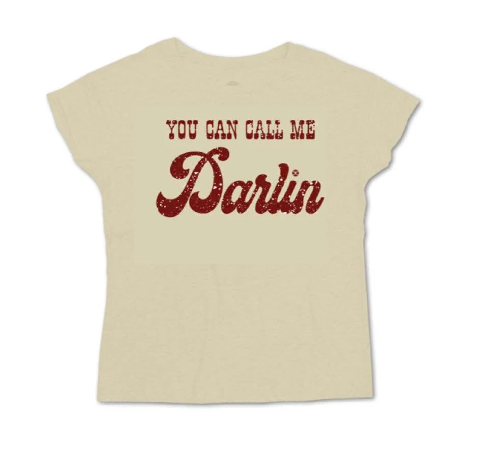 HOOey "Darlin" Cream Tee 3 HOOey "Darlin" Cream Tee