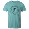 HOOey "Spur" Turquoise T-shirt W/Black Logo -HOOey Shop HT1526TQ front